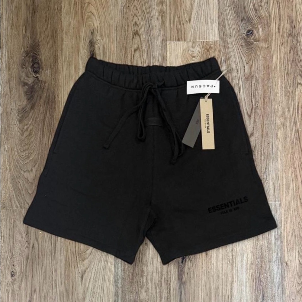 Fear of God Essentials Black Shorts